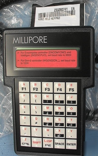 Millipore hand held keypad 233260741