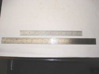 Starrett/lufkin machinist steel rules