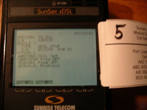Sunrise sunset xdsl module only w/ssxdsl-3