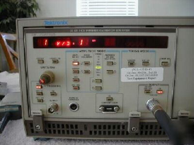 Tektronix cg 5011 program calibration generator w/opt 