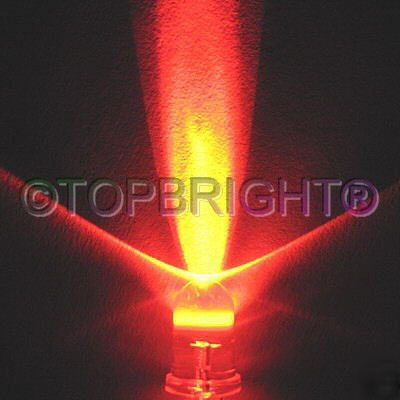 500 pcs ultrabright red led 5MM 15000MCD best buy f/r