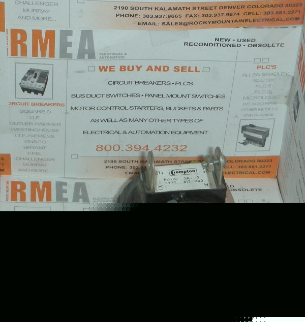 Crompton control transformer 812-943 r:50:5