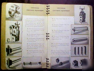1944 turret lathe tools catalog & manual no. 38 nice 