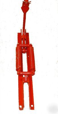 Field cultivator shank spring loaded heat treated shank