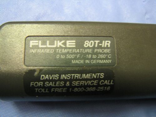 Fluke 16 multimeter w/temp. probe, 2 sets of leads 