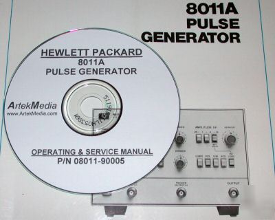 Hp 8011A operating & service manual