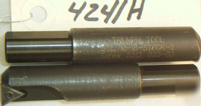 New (2) triumph insert boring bars,1/2