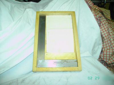 Precision square 13 5/8 high & beam base 8