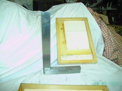 Precision square 13 5/8 high & beam base 8