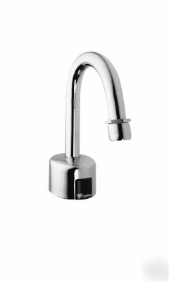 T & s brass automatic electric deck mount faucet 