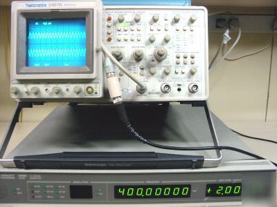 Tektronix 2467B oscilloscope P6137&m/cd low hrs 30 d 
