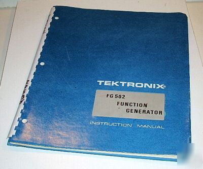 Tektronix FG502 operation & service man. (070-1706-00)