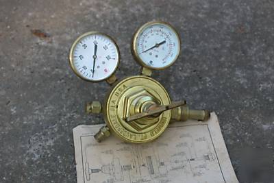 Uniweld oxygen regulator gauge , welding