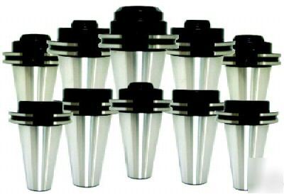 10 pc CAT50 endmill holder set