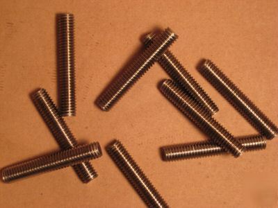 20 - 3/8-16 x 2 1/4 full thread studs stainless steel