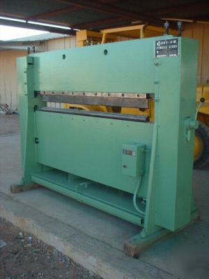  5 ' x 30 ton roto-die hydraulic press brake model 5