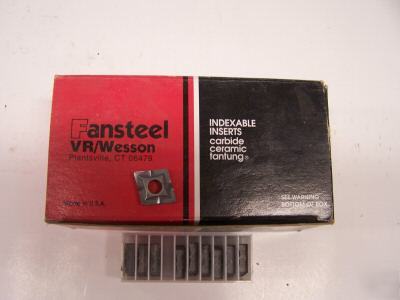 110 vr/wesson cnms 643 grade VR82 carbide inserts H506