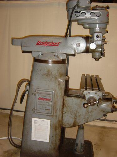 Bridgeport vertical manual turret mill 32
