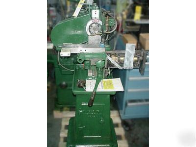 Burke bench model horizontal milling machine-115 v 1 ph