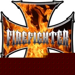 Firefighter decal reflective 4