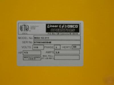 Barrier gate operator osco bgu-12-311 