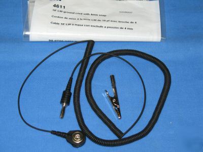 3M # 4611 ~ ground cord ~ coiled 5' (1.5 m) 