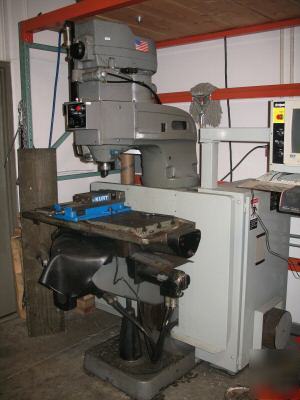 Bridgeport 3 axis vertical cnc mill ez trak software