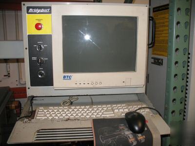 Bridgeport 3 axis vertical cnc mill ez trak software