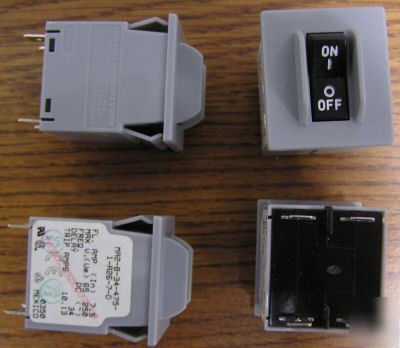 Carlingswitch m series rocker on off switch panel mount