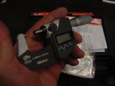 Mitutoyo digimatic micrometer, 0-25MM, digital, IP65