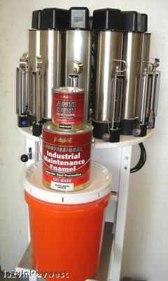 New harbil 5GHD paint shaker w/ new NSC50-12 dispenser