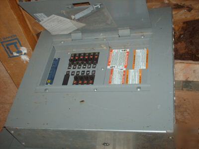 Square d panel with breakers choice 