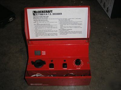 Vats decoder lockcraft v.a.t.s. gm general motors 
