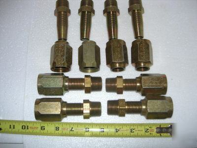 8 parker 30 series reusable hose fittings size #12