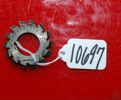 Brown & sharpe gear milling cutter no. 6-22P: