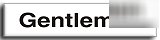 Gentlemen sign-adh.vinyl-300X75MM(ge-021-aj)