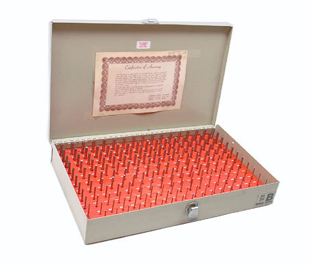 Vermont b- series .061 - .250IN minus pin gage set