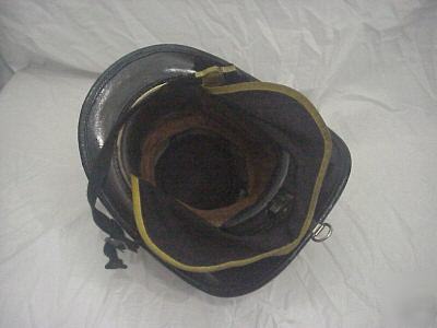 Mint - leather fire firefighter firefighting helmet