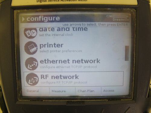 Jdsu acterna dsam-2500B digital serviceactivation meter