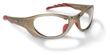 New FUEL2 glasses metallic sand frame, clear af lens-