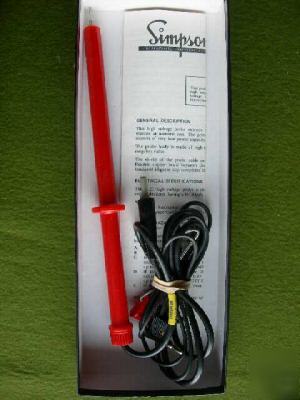 Simpson ac probe 10 kv for model 255