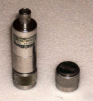 Texcan mx-50 reference short & hp 420A crystal detector