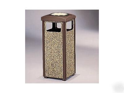 Rubbermaid landmark series trash receptacle- rcp 3973