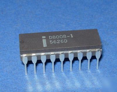 D8008-1 vintage intel cpu ceramic rare 1970's