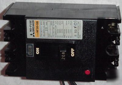 Mitsubishi no fuse breaker disconnect #NF30-sb _ 3 pole