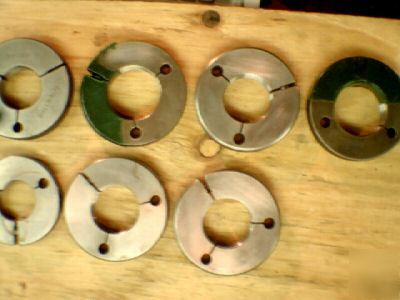 Thread ring gauges usa made ponamlarge sizes qty 7GO&no