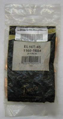 Tweco EL16T-45 1160-1604 contact tip (19-pack)