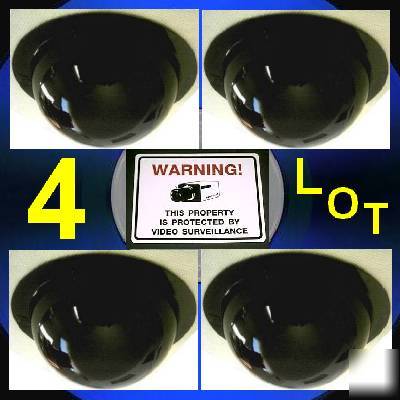 New fake dome dummy security spy cam+camera sticker lot