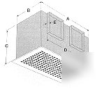 New greenheck ceiling exhaust fan sp-264-qd 