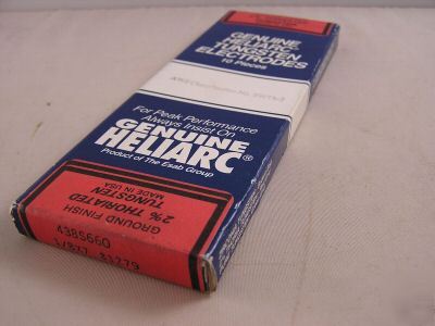 New heliarc 2% thoriated tungsten electrodes 1/8 x 7 